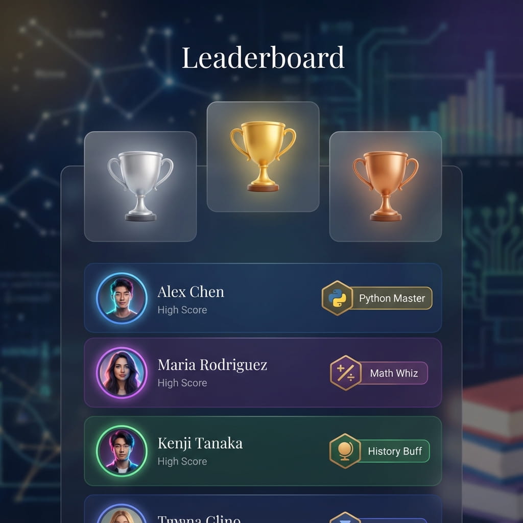 Quizora Global Student Leaderboard - Real-time Competitive Rankings