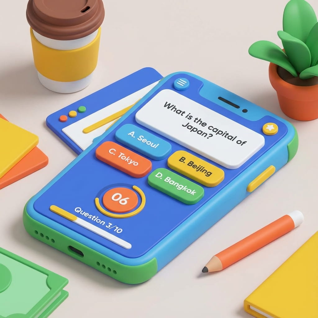 Quizora Mobile Application - Seamless Performance Mock Tests on Smartphone